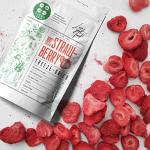 Freeze Dried Strawberry Slices | Raw Natural Premium Freeze Dried Fruit | Freeze Dried Strawberries | Snacking Freeze-Dried Strawberries | Berries from Fresh Frozen Freeze Dry Strawberrys | ZingyZoo