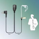 Retevis Surveillance Earpiece 2 Pin Security Headset Covert Acoustic Tube Compatible with Motorola CP040 DP1400 GP68 GP88 GP300 CT150 Pro1150 HYT TC-500 TC-600 Hyera 2 Way Radio (2 pcs)