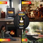 100 Burnex Wax Fire Lighters for Wood Burners - BBQ Fire Starter, Firelighters for Wood Burners - 100 Firestarters Individually Wrapped Firelighters BBQ for Open Fires and Logs, Firestarter Camping