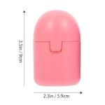 VALICLUD Period Cup Storage Box 2pcs Pink Case for Women’s Personal Supplies, Female Items Cleaner Suitable for Hygiene and Travel Use