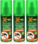 3 x Xpel Mosquito Insect Fly Bite Tropical Formula Pump Spray 70ml Ultimate Mosquito Insect Bite Repellent Spray | Fast & Effective Mosquito & Fly Repellent