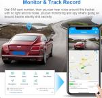 GPS Tracker for Car No Subscription, Mini GPS Tracker Real Time Vehicles Locator, Magnetic Anti-Theft Micro Vehicle Tracking Device with App for Cars, Kids, Elderly, Pets, Wallet, Luggage