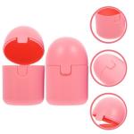 VALICLUD Period Cup Storage Box 2pcs Pink Case for Women’s Personal Supplies, Female Items Cleaner Suitable for Hygiene and Travel Use