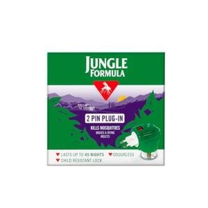 Jungle Formula Plug-in Mosquito Repellent - for Mosquitoes and Biting Insects, Lasts up to 45 Nights