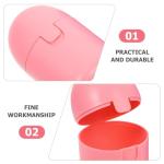 VALICLUD Period Cup Storage Box 2pcs Pink Case for Women’s Personal Supplies, Female Items Cleaner Suitable for Hygiene and Travel Use