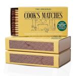 Cook's Safety Matches 3 Pack – Long Burning 4.3cm Matches for Home, Camping, BBQ, Fireplace, Stove, Grill & Outdoor Use, 660 Matches Approx