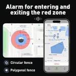 GPS Tracker,Mini GPS Tracker for Vehicles,Car Tracker Real Time Locator,Portable GP-S Trac-ker for Pets,G-PS Trac-ker No Subscription,Anti-Lost Tra-cker Devices Cars,Pets,Wallet,Blue