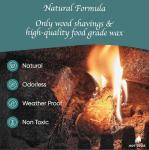 Natural Firelighters Large Box. Natural Wood Wool Wax Fire Lighters for Stoves, Wood Burners, Pizza Ovens, Open Fires, Fire Pit, BBQ Lighters, Fire Starters for Log Burners (300 Pack)