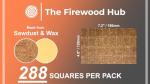 288 Eco Friendly Natural Wood Firelighters - Sustainable Wood Fibre Fire starters, Perfect for Log Burners, Fire Pits, Pizza Ovens, and BBQs. The Perfect Fire Lighter For Any Occasion