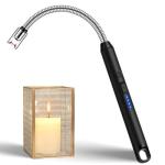 Electric Candle Lighter Long Reach Rechargeable USB C Lighters Electronic Arc Plasma Lighter with Long Flexible Neck for Scented Candles, BBQ, Camping, Grill - Gifts for Women Her Mom