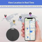 GPS Tracker,Mini GPS Tracker for Vehicles,Car Tracker Real Time Locator,Portable GP-S Trac-ker for Pets,G-PS Trac-ker No Subscription,Anti-Lost Tra-cker Devices Cars,Pets,Wallet,Blue