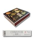Curator Home Luxury Gift Long Safety Matches I Stylish Square Matchbox (Floral)