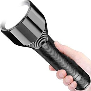 REHKITTZ Torch Led Super Bright 3000 Lumens Long Working Time Camping Adjustable Focus Flashlight with 5 Light Modes