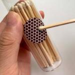 Match Striker Paper Circle Match Striker Stickers Bumble Pattern Match Strike Paper with Adhesive Pre-Cut in Circles for Easy Match Lighting Craft Projects