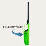 Pack of 5, Multipack Large BBQ Lighters Refillable Safety Gas with Assorted Colours Suitable for Kitchen, Barbecue, Candles, Camping, Cooking, BBQs, Fireworks etc