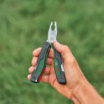 Bosch 16-in-1 Multi-Tool (Multipurpose Tool for DIY, Outdoor and Camping; Stainless Steel; Locking Function; Softgrip; 16 Functions: Pliers; Cutter; Screwdriver; Knife; Saw, etc.)