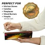 Woodabrix Extra Long Safety Matches x 2 Boxes. Perfect for Kitchen Stoves, Candles, Fireplaces, Wood Burners. 20 cm Long.