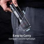 Lepro LED Torch 2 Pack - Super Bright, 5 Modes, Zoomable & Water Resistant - Small, 18650/AAA Battery Powered (Not Included) Flashlight for Camping, Power Cuts, Dog Walking & Gift