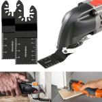 10 Pcs Multi Tool Blades Oscillating Saw Blades Universal Oscillating Quick Release Saw Blades Compatible with Dewalt, Milwaukee, Makita, Ryobi, Rockwell, Bosch