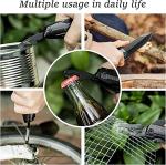 BIBURY 5 in 1 Multitools, Foldable Pliers Multitool Stainless Steel Multi Tool, Multi-Purpose with Nylon Pouch Ideal Pocket Tool for Camping, DIY Activities, Fishing - Gift Men