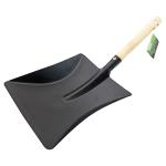 Large Hand Shovel With Wooden Handle - Lightweight & Durable Snow & Coal Shovel, Mini Fireplace Spade | Reinforced Handle