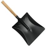 Armo® Heavy Duty Metal Coal Small Hand Shovel With Wooden Handle Fireside Dust Ash BBQ Gardening Spade Trowel 44CM