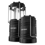 SUBOOS Camping Lanterns Battery Operated [2 Pack] - 2X Brighter LED Camping Light Lamp with Magnetic Base and Foldable Hook for Hanging, Portable for Hurricane, Emergency, Home, Shed and More