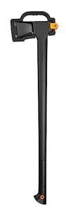 Fiskars Splitting Axe XL, Solid, With protective cover, Non-stick coated, Steel/Plastic and Glass fibre handle, Black/Orange, A26, Length: 92 cm, 2.6 kg, 1052043