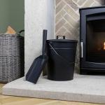 JVL Hudson Large Fireplace Shovel Black 11.340