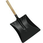 Armo® Heavy Duty Metal Coal Small Hand Shovel With Wooden Handle Fireside Dust Ash BBQ Gardening Spade Trowel 44CM