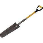 Roughneck ROU68238 Drainage & Post Hole Shovel 1070mm/42 inch, Black
