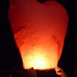 White Chinese Sky Lanterns, 10 Pack, Large Paper Lanterns for Weddings, Birthday, Memorial, Christmas (Red)