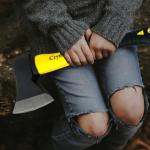 Crystals Wood Splitter Axe with Fiber Handle - Yellow