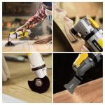 Enventor Oscillating Multi Tools, 280W 15000-22000 OPM Electric Corded Multi Tool, 6 Variable Speeds, 3°Oscillation Angle, Quick-fit Blade Design, Auxiliary Handle, with 43pcs Accessories 86229