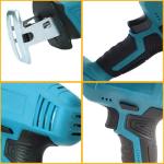 Reciprocating Saw, 0-4000 RPM Variable Speed Reciprocating Saws, 21V Cordless Wood Saw Electric, Electric Saws to Cut Metal, for PVC Cutting with 2 Batteries, 8 Sawing Blades