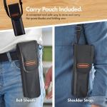 VonHaus Pruning Saw – Folding Hand Saw with 3 Blades, Safety Lock, Storage Pouch, Textured Handle – Portable, Handheld & Lightweight for Tree Pruning, Camping, Garden Jobs, Metals, Plastics & More