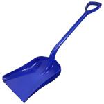 Faithfull FAIPLSHOVEL Blue Plastic Shovel, Lightweight & Strong with Polypropylene Coated Steel Shaft – Blade Size 390mm x 315mm, Total Length 1020mm