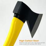 Crystals Wood Splitter Axe with Fiber Handle - Yellow