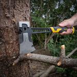 Roughneck ROU11070 Gorilla V-Series Axe 0.6kg/1¼lbs, Black Yellow