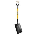JCB 230-210 x 305mm Professional Tapered Mouth Site Master Shovel, Heavy-Duty Steel Blade for Home Improvement, Snow, Coal, Work, Trenches, Tarmac, Mixing Concrete