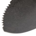 Roughneck Heavy Duty Shovel with Long Handle and Sharp Serrated Edge for Slicing Through Roots, Fibreglass shaft with Contoured Grip, ROU68044 – Blade 300mm x 225mm, Total Length 1460mm/57½″