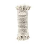 Amazon Basics Natural Cotton Braided Rope, All-Purpose, Clothesline, 0.47cm x 15.24 m (4.5mm x 15m), Off White