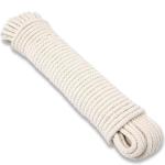 10M Heavy Duty Braided Cotton Washing Line - Weatherproof Outdoor Clothes Rope for Garden & Camping, UV Drying Laundry Line with High Tensile Strength, Multipurpose Craft Rope