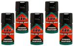 FARB-GEL Self-Defence Spray and Criminal Identifier. (5 UNIT Family Pack). UK Police used brand TiW TW1000. UK Legal alternative to Pepper Spray, Taser, Mace. For Women and Men. Made in Germany.