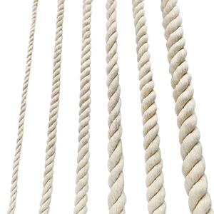 Cotton Rope Thick Rope White Rope Noose Soft Rope 20mm Decking Rope For Garden Macrame Plant Hanger Kit (5M)