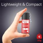 Self-Defence Spray with LOUD personal Alarm | UK Legal Spray | Foul smelling Criminal Identifier | Red Dye, UV | VORNN Personal Safety Marker for Men & Women (1x Spray 1x Alarm)