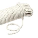 Amazon Basics Natural Cotton Braided Rope, All-Purpose, Clothesline, 0.47cm x 15.24 m (4.5mm x 15m), Off White