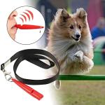 kuou 2 Pcs Professional Dog Whistle 210.5, Plastic Dog Training Whistles with Lanyard, High Pitch Dog Whistles for Recall Bark Control