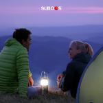 SUBOOS Camping Lanterns Battery Operated [2 Pack] - 2X Brighter LED Camping Light Lamp with Magnetic Base and Foldable Hook for Hanging, Portable for Hurricane, Emergency, Home, Shed and More