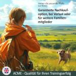 ACME - 210.5 Classic Dog Whistle with Lanyard - Black - Patented Sound Chambers with Controlled Sound Performance, Comfort Grip Design Dog Accessories, Training & Behaviour Aids for Dogs